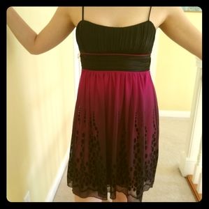 City Triangles purple and black dress